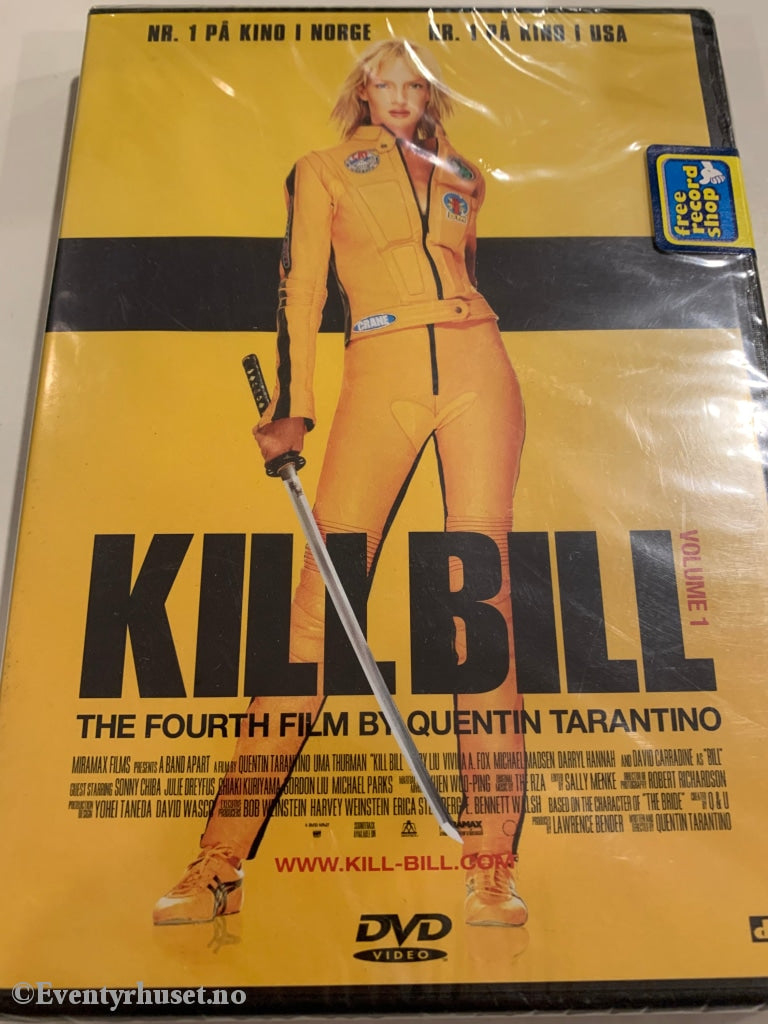 Kill Bill Vol. 1. 2003. Dvd. Ny I Plast! Dvd