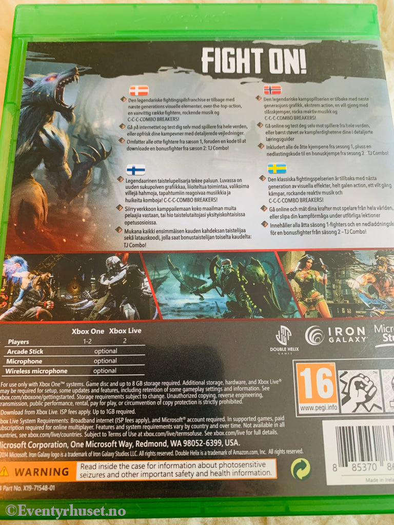 Killer Instinct. Xbox One.