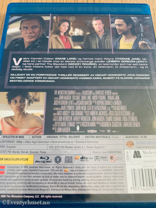 Killshot (2008). Blu-Ray.