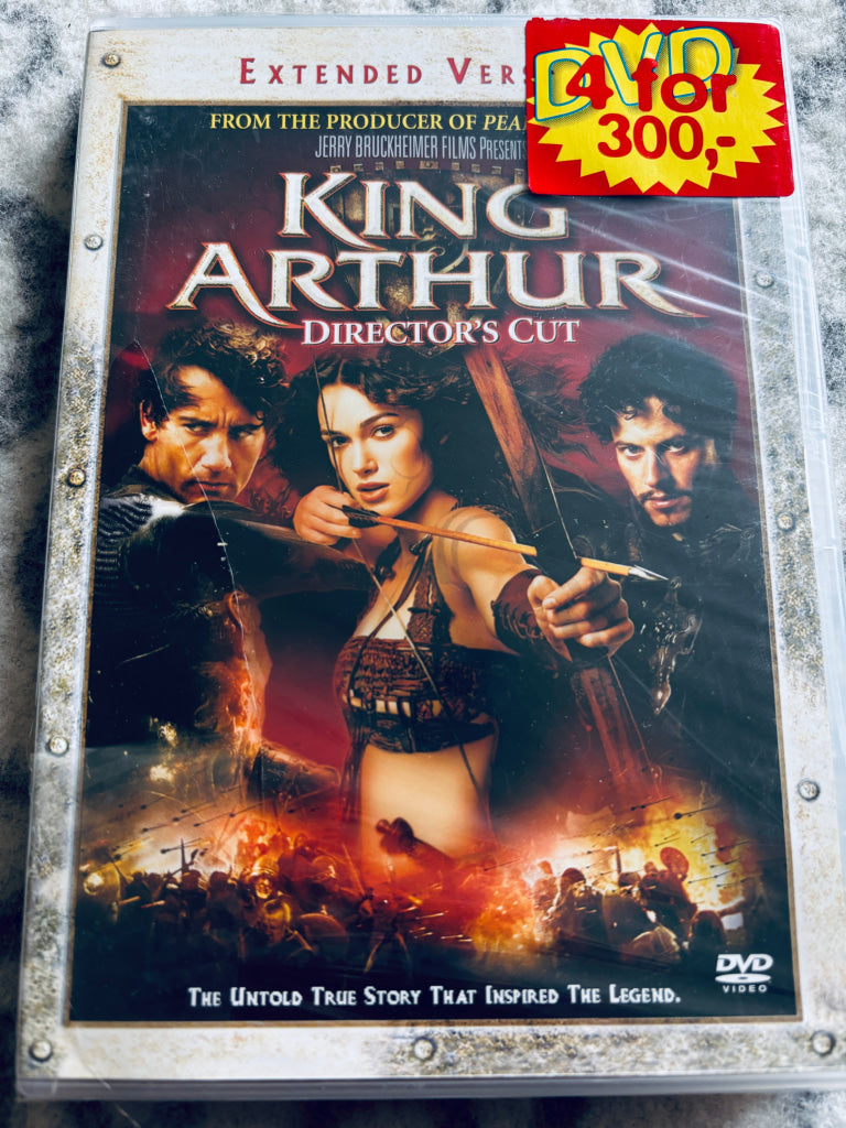 King Arthur: Director's Cut. DVD. Ny i plast!