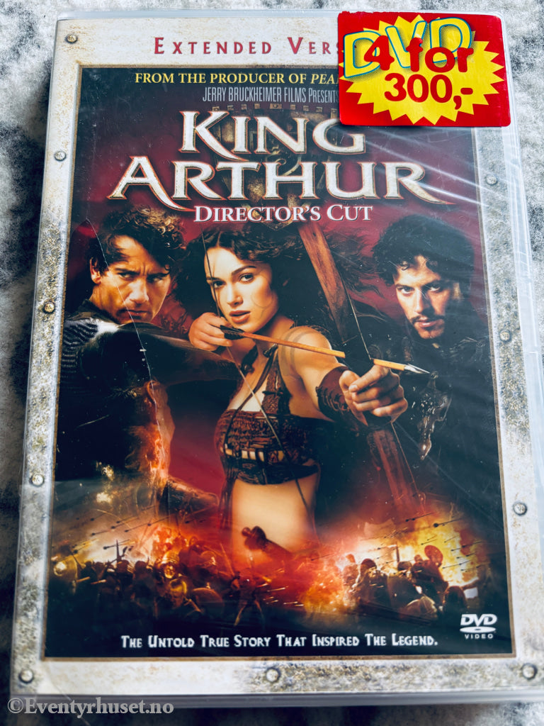 King Arthur: Director's Cut. DVD. Ny i plast!