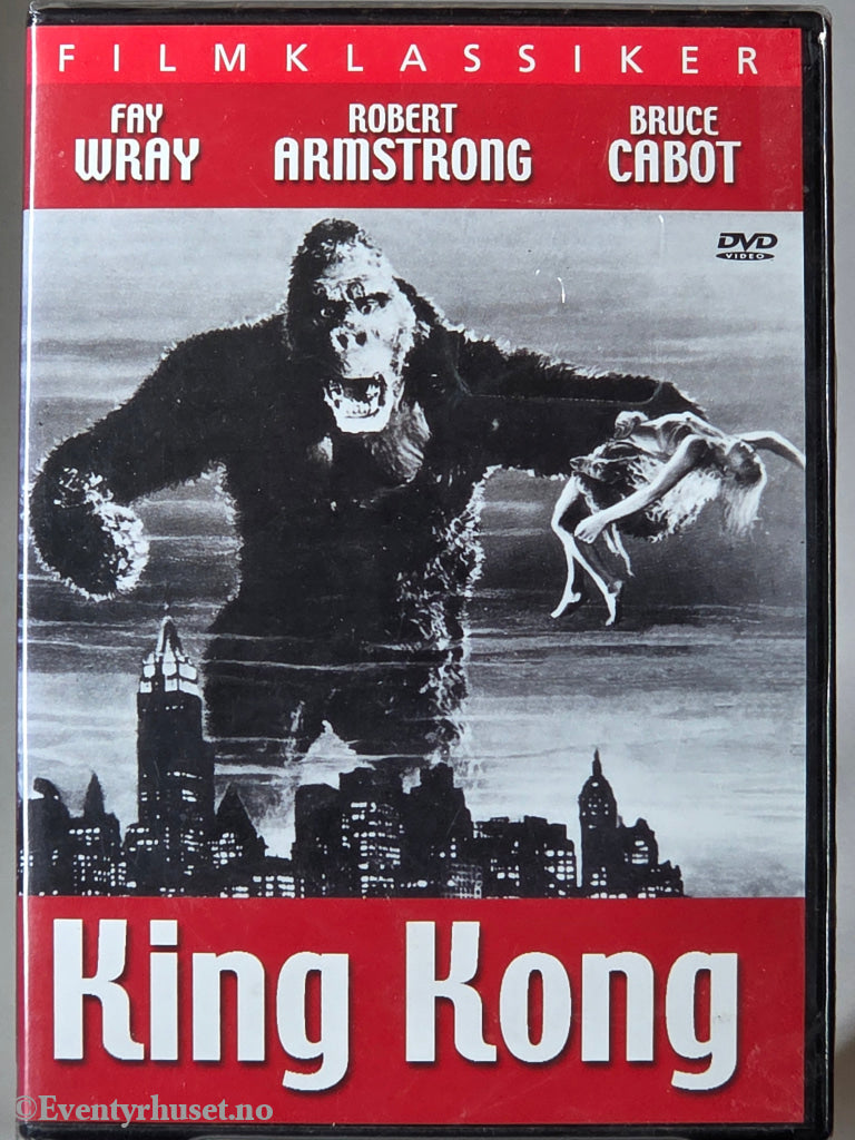 King Kong (1933). DVD. Ny i plast!