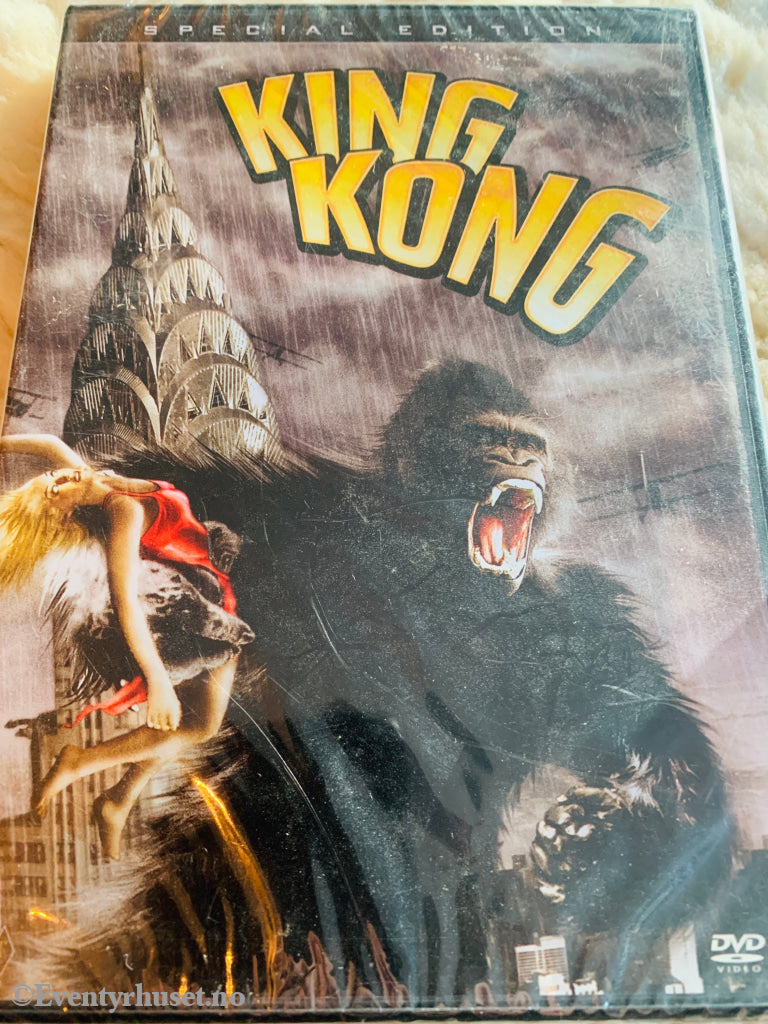 King Kong. DVD slipcase. Ny i plast!