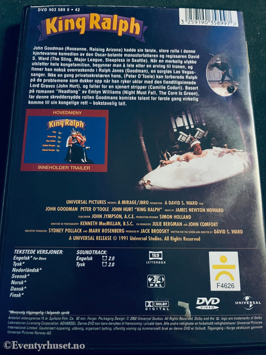 King Ralph. 1991. Dvd. Dvd