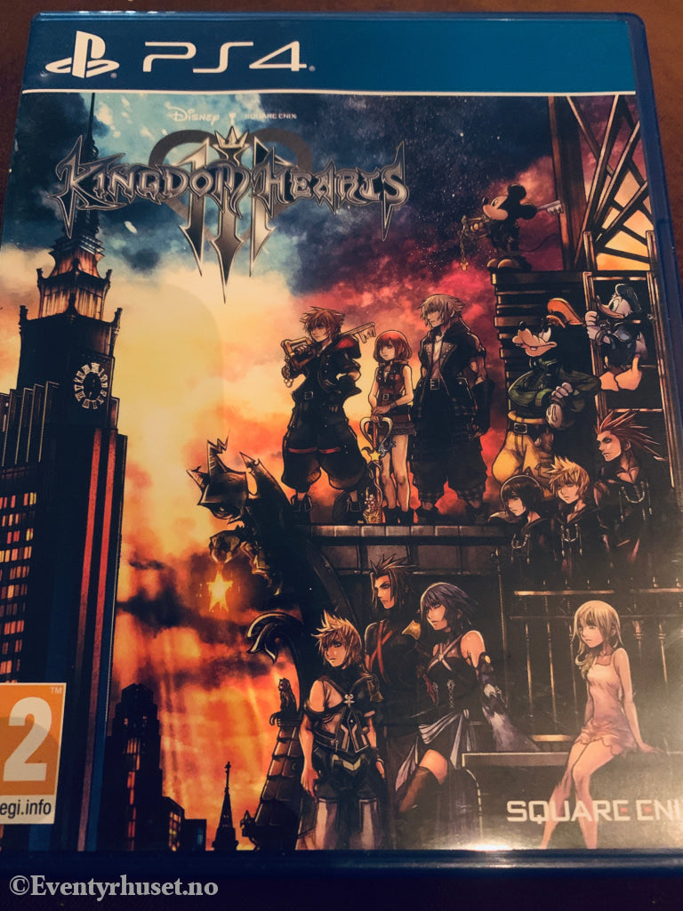 Kingdom Hearts III. Playstation PS4-spill.