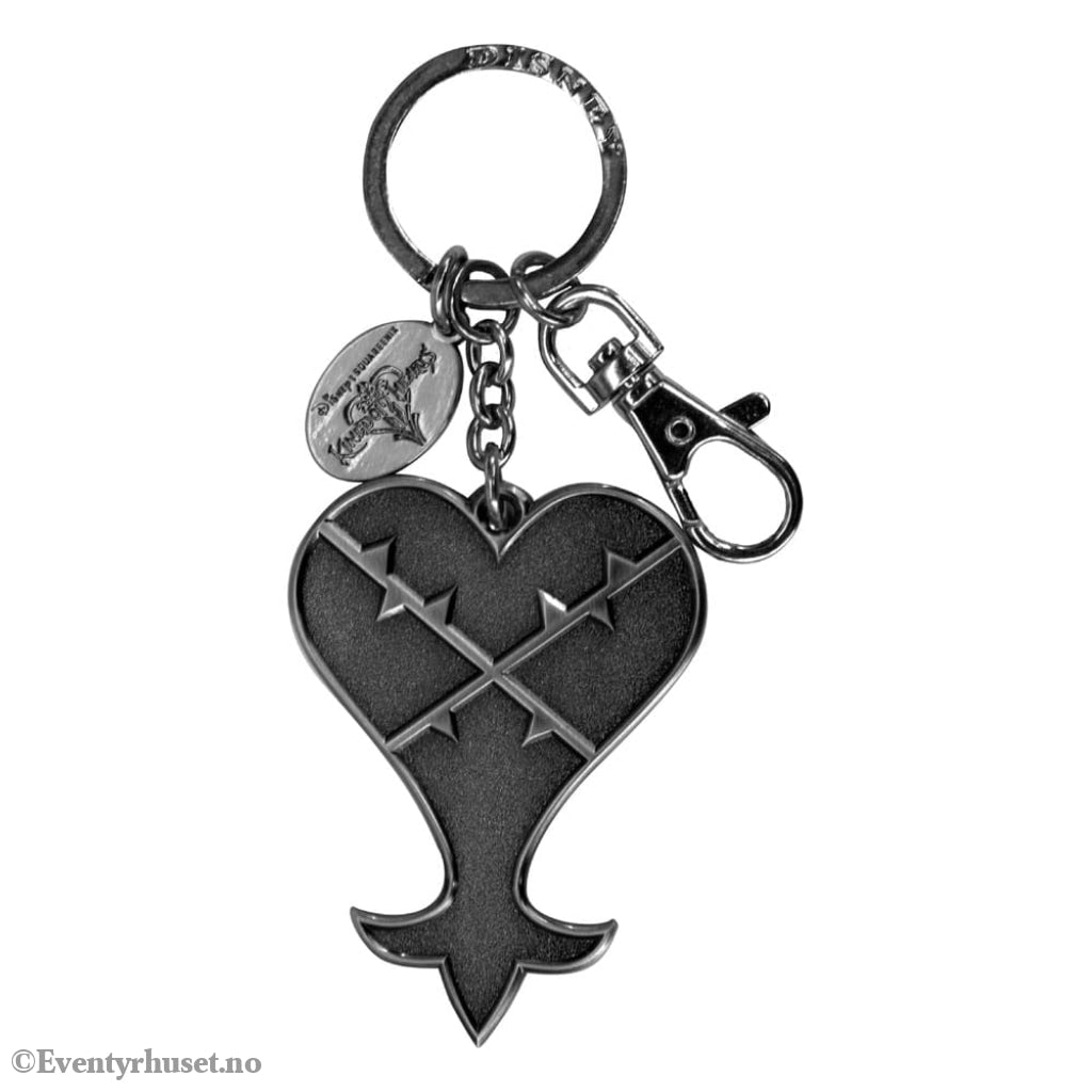 Kingdom Hearts Metal Keychain Heartless Logo Fashion & Accessories