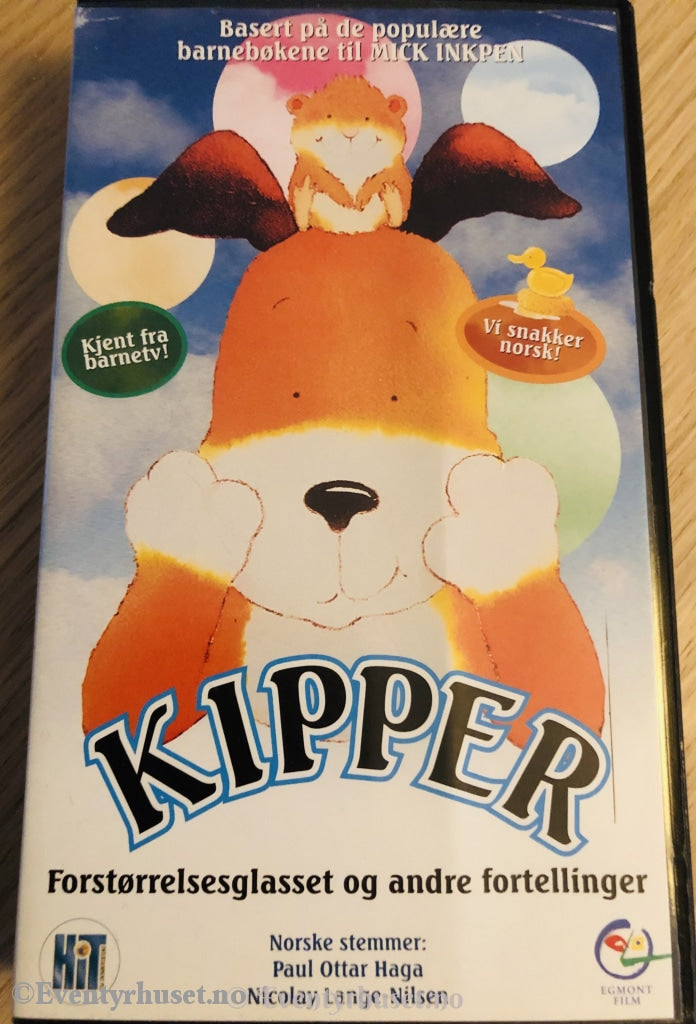 Kipper. 1999. Forstørrelsesglasset Og Andre Fortellinger. Vhs. Vhs