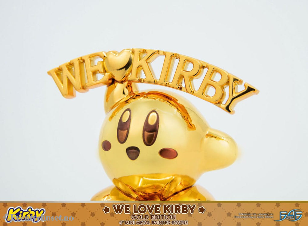 Kirby DieCast Statue We Love Kirby Gold Edition 10 cm Collectibles