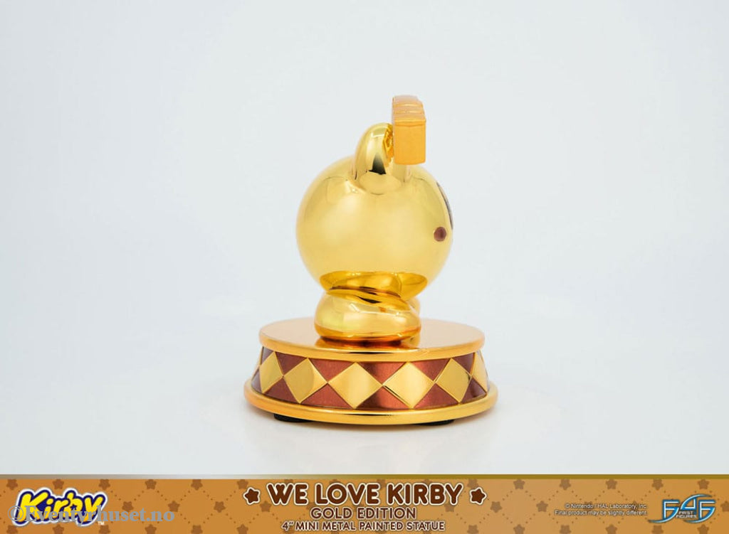Kirby DieCast Statue We Love Kirby Gold Edition 10 cm Collectibles