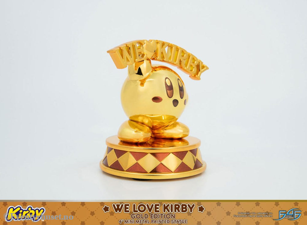 Kirby DieCast Statue We Love Kirby Gold Edition 10 cm Collectibles