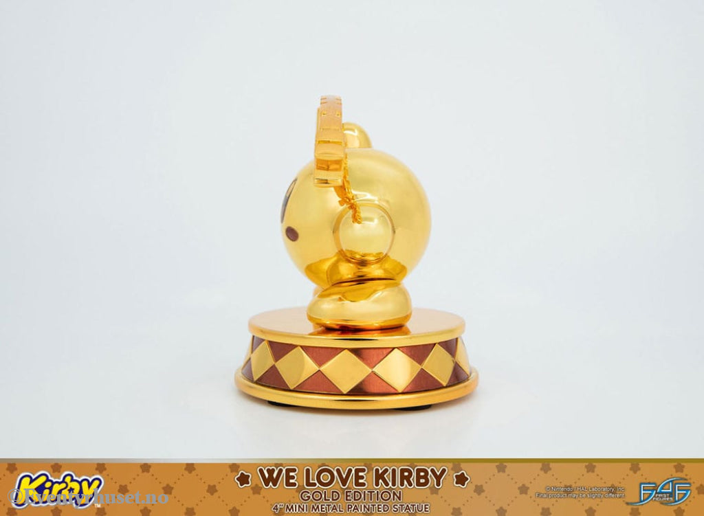 Kirby DieCast Statue We Love Kirby Gold Edition 10 cm Collectibles
