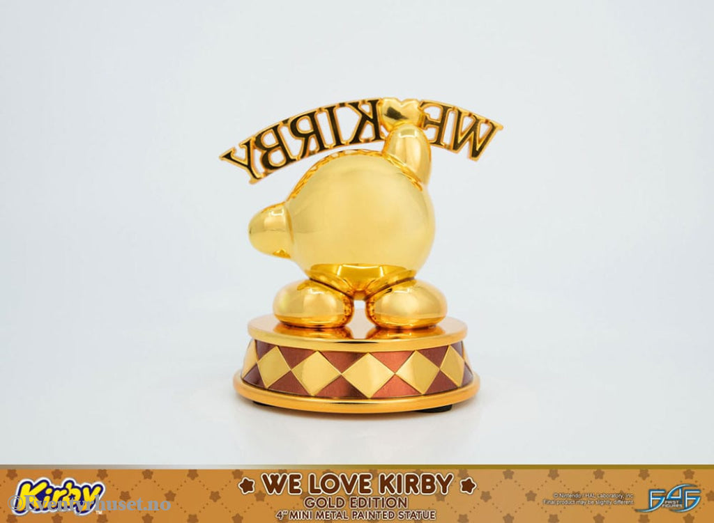 Kirby DieCast Statue We Love Kirby Gold Edition 10 cm Collectibles