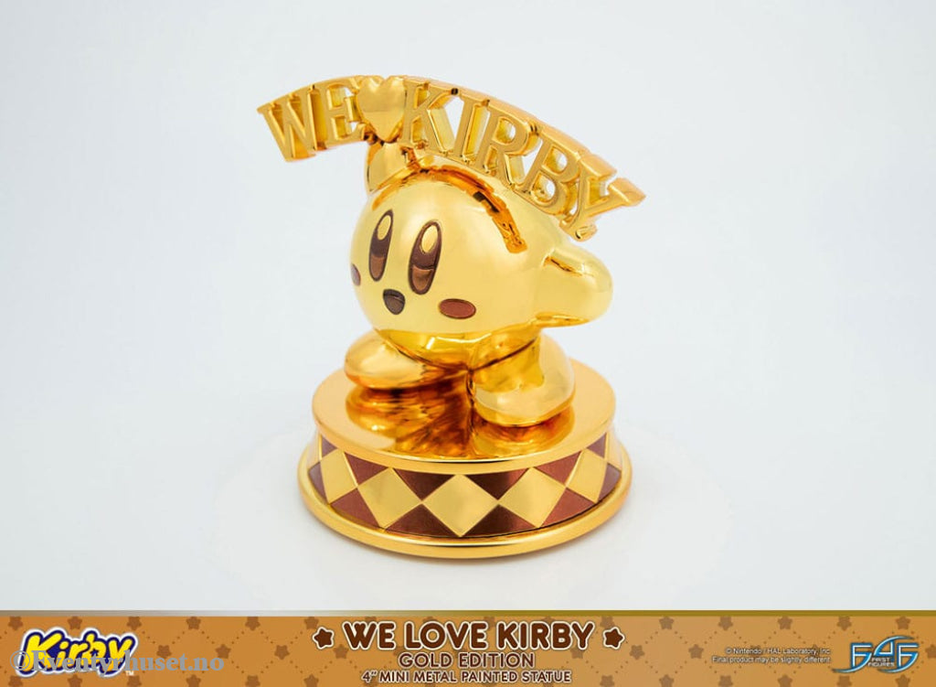 Kirby DieCast Statue We Love Kirby Gold Edition 10 cm Collectibles
