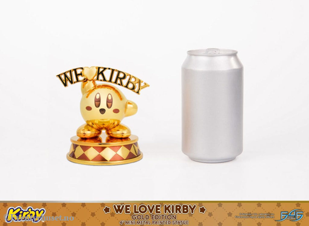 Kirby DieCast Statue We Love Kirby Gold Edition 10 cm Collectibles