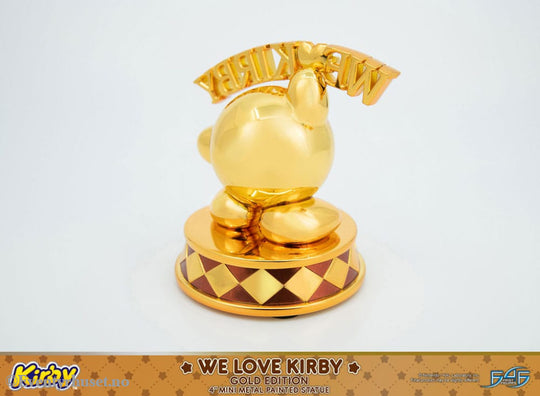 Kirby DieCast Statue We Love Kirby Gold Edition 10 cm Collectibles