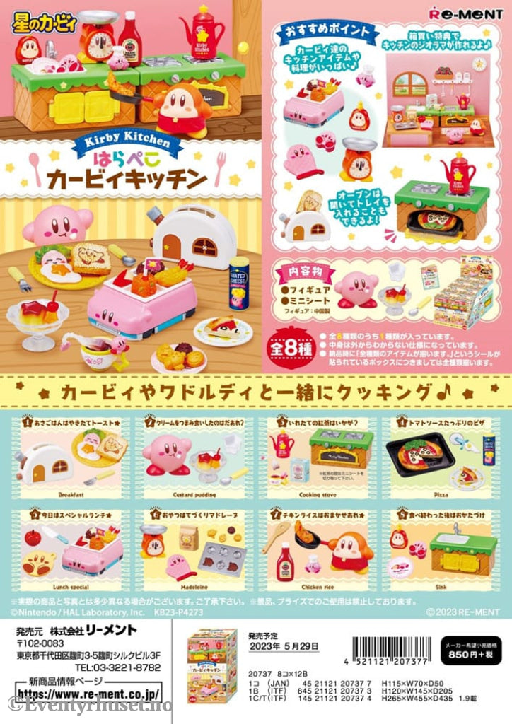 Kirby Mini Figures Kirby Kitchen Display (8) Collectibles