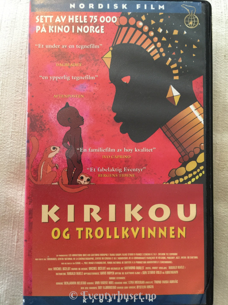 Kirikou Og Trollkvinnen. 1999. Vhs. Vhs