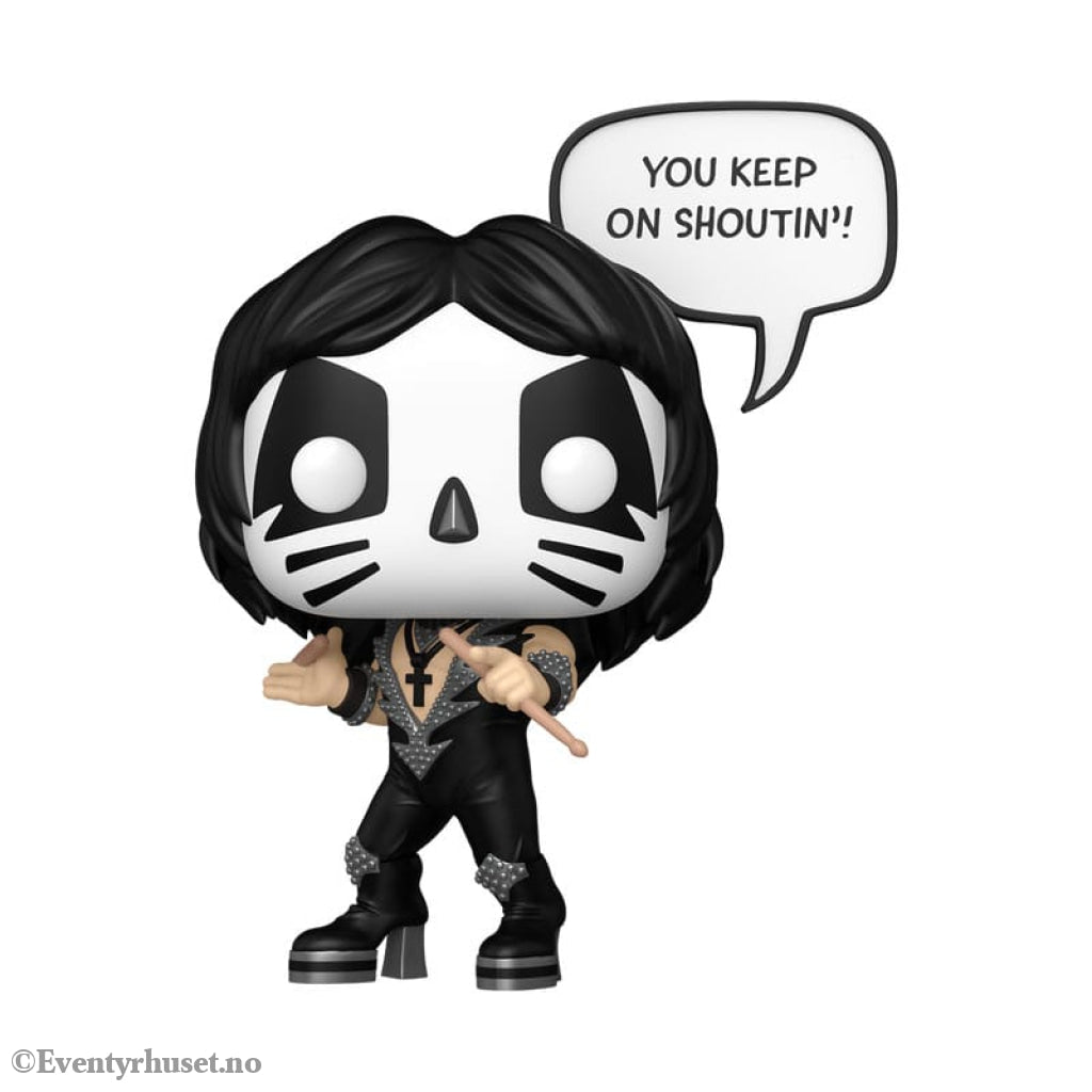 KISS POP! Sayings Vinyl Figure The Catman(R&R All Night) 9 cm Collectibles