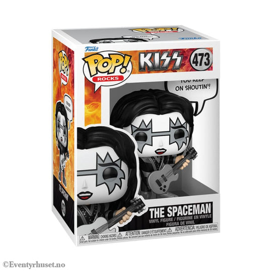 KISS POP! Sayings Vinyl Figure The Spaceman(R&R All Night) 9 cm Collectibles