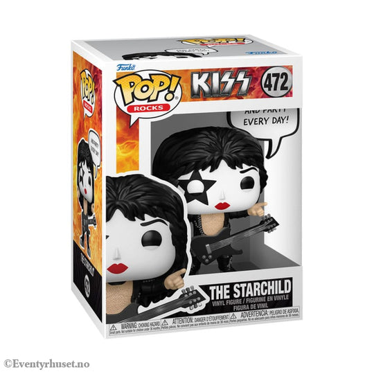 KISS POP! Sayings Vinyl Figure The Starchild(R&R All Night) 9 cm Collectibles