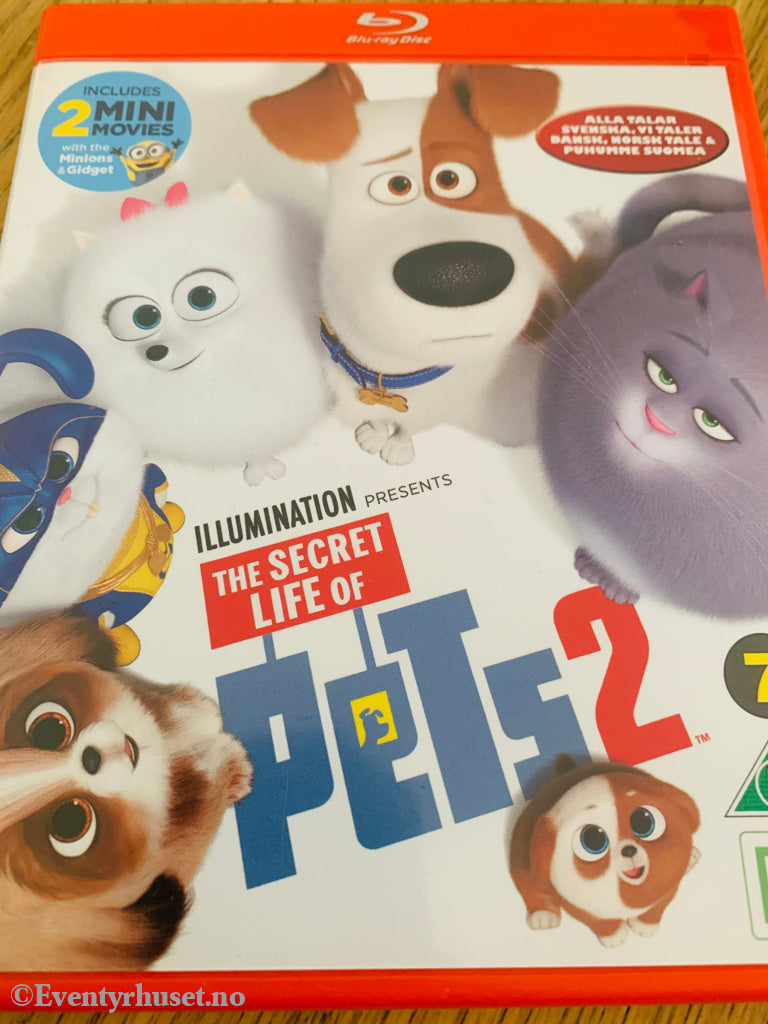 Kjæledyrenes hemmelige liv 2 (2019) . Blu-ray.