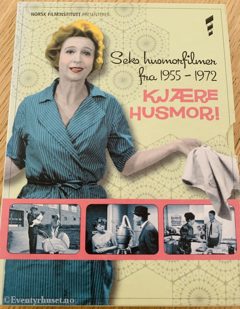 Kjære Husmor! Seks Humorfilmen Fra 1955-1972. Dvd Slipcase.