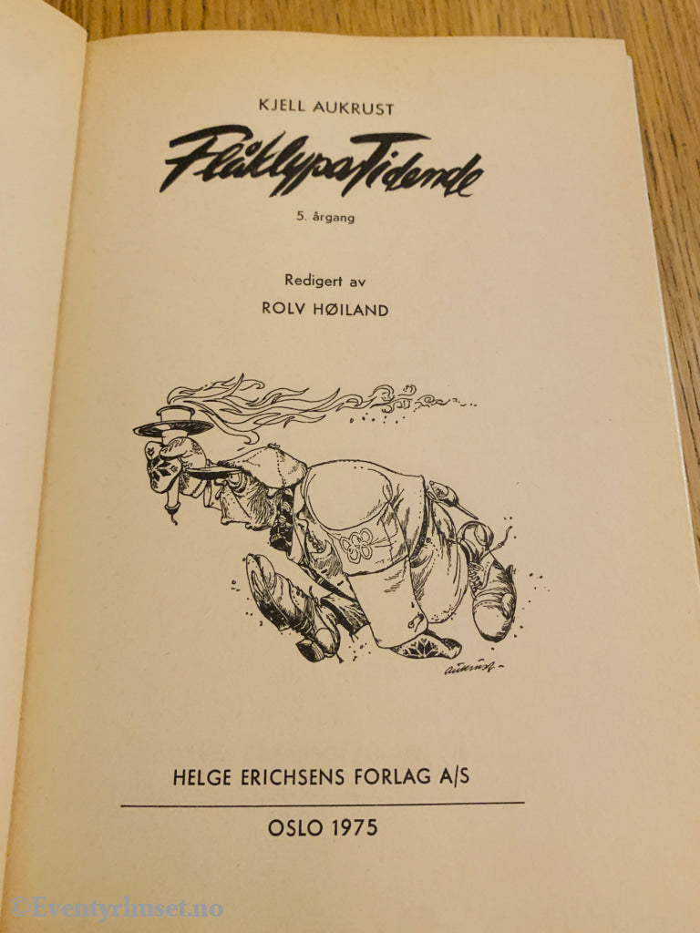Kjell Aukrust, 1960, Flåklypa Tidende 5. årgang. Bok