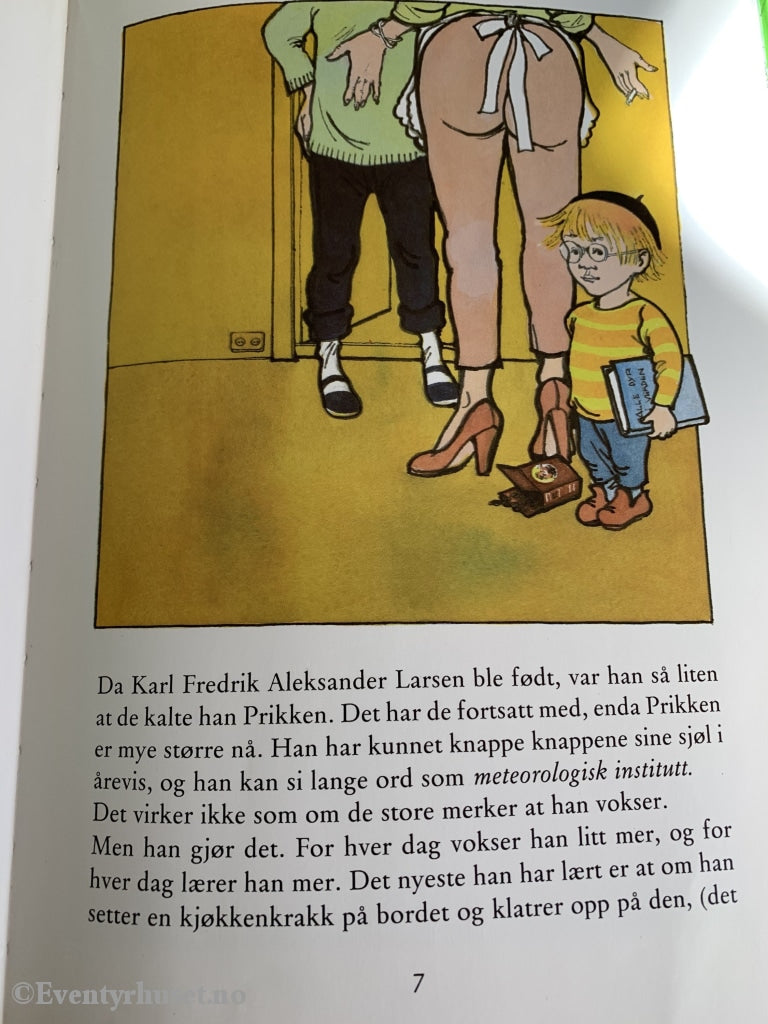 Kjersti Scheen. 1991. Prikken Og Bordet Som Fløy. Fortelling