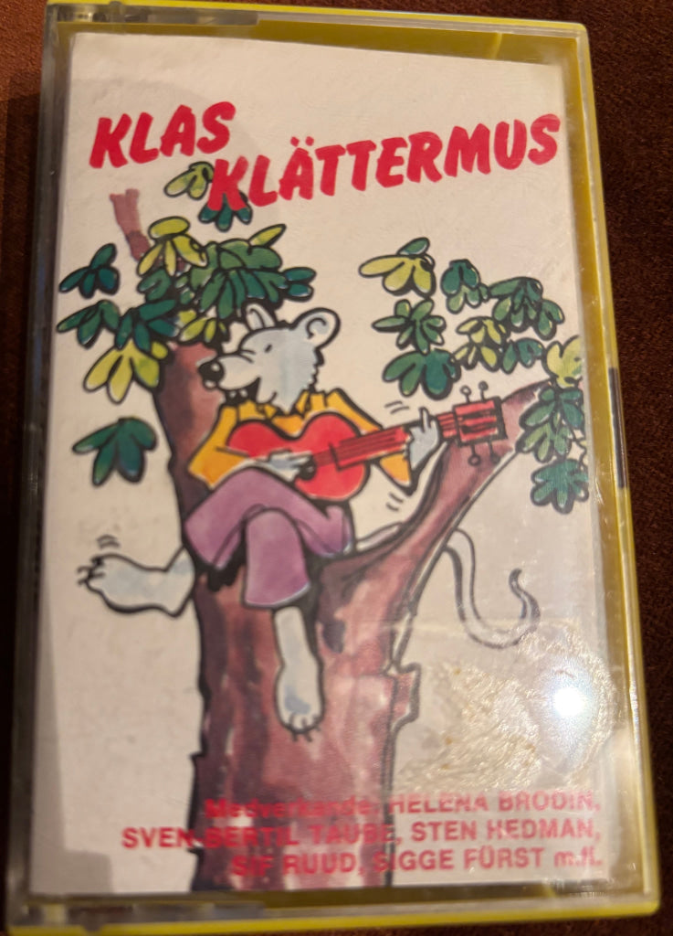 Klas Klättermus. Kassett.