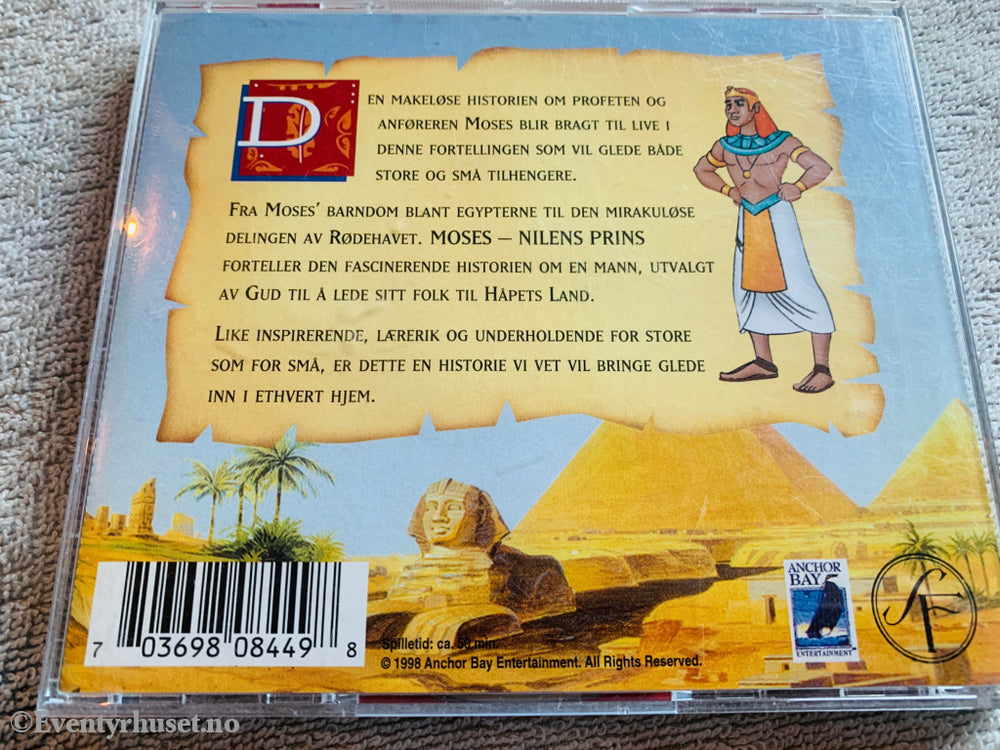 Klassiske Eventyr. 2005. Moses – Nilens Prins. Lydbok på CD.