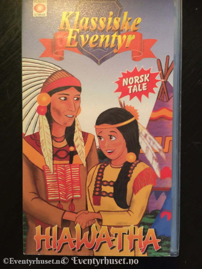 Hiawatha (Klassiske Eventyr). 1988. Vhs. Vhs