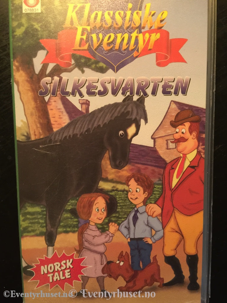 Klassiske Eventyr: Silkesvarten. 1987. Vhs. Vhs