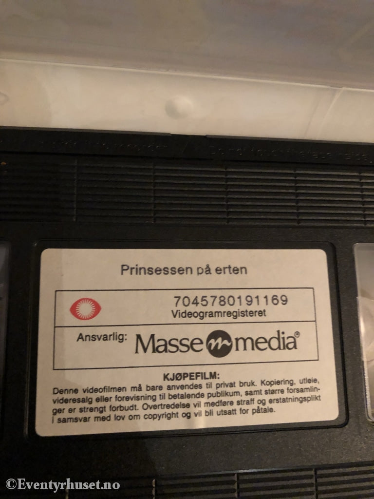 Klassiske Eventyr Som Kjøpefilm. Prinsessen På Eventyr. 1992. Vhs. Vhs