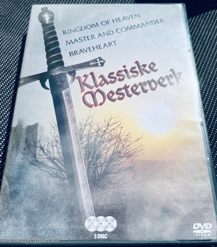 Klassiske Mesterverk. Dvd Samleboks.