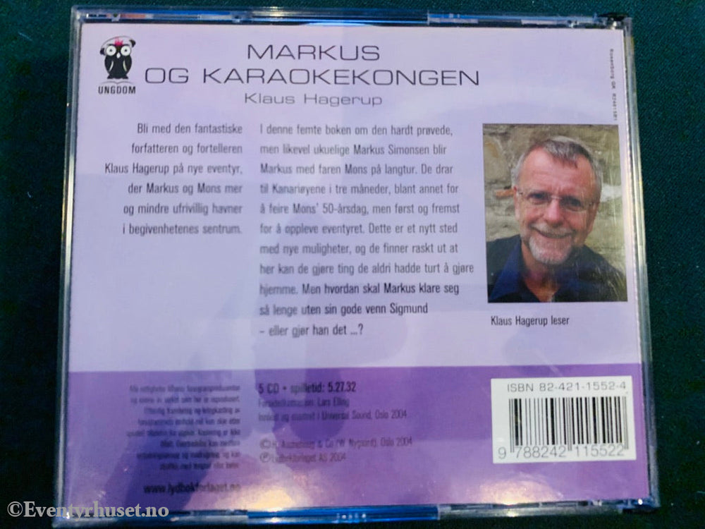 Klaus Hagerup. Markus Og Karaokekongen. Lydbok På 5 Cd.