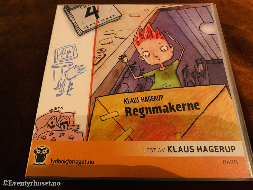 Klaus Hagerup. Regnmakerne. Lydbok på 4 CD.