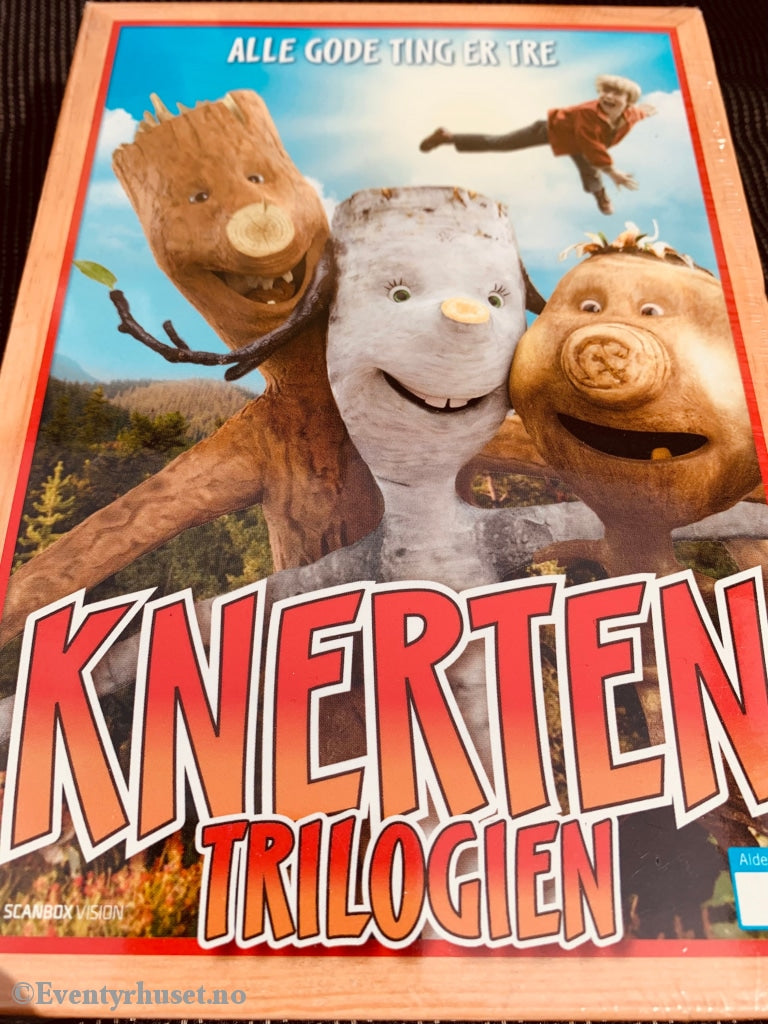 Knerten Triologien. Dvd Samleboks. Ny I Plast!