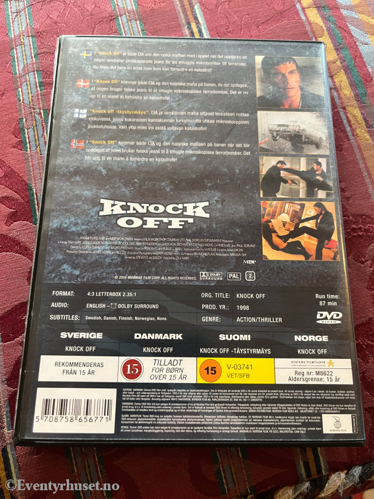 Knock Off (Jean Claud Van Damme). Dvd. Dvd