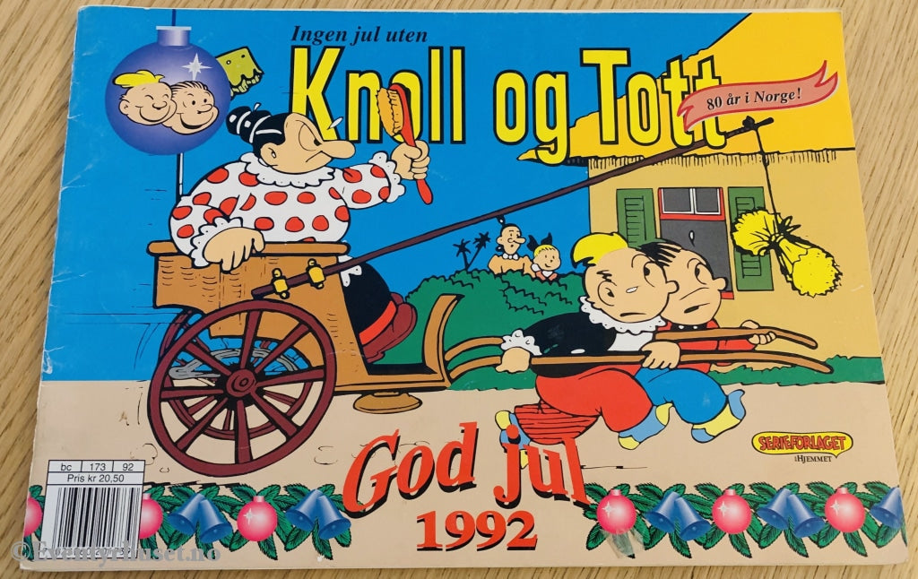 Knoll Og Tott. Julen 1992. Julehefter
