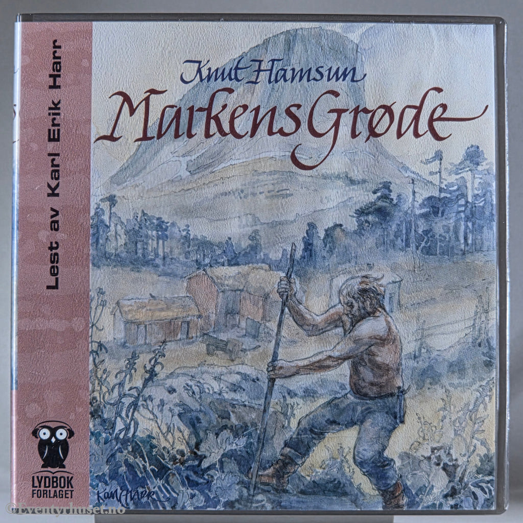 Knut Hamsun 1917 Markens grøde. Lydbok på CD.