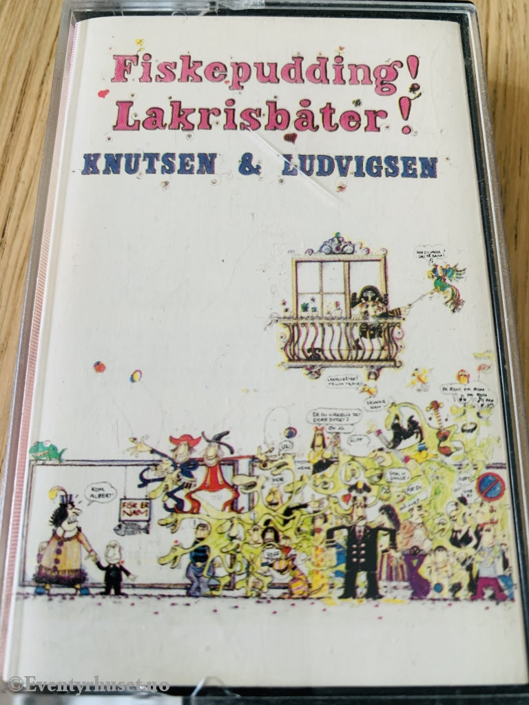 Knutsen Og Ludvigsen. 1980. Fiskepudding! Lakrisbåter! Kassett. Kassett (Mc)