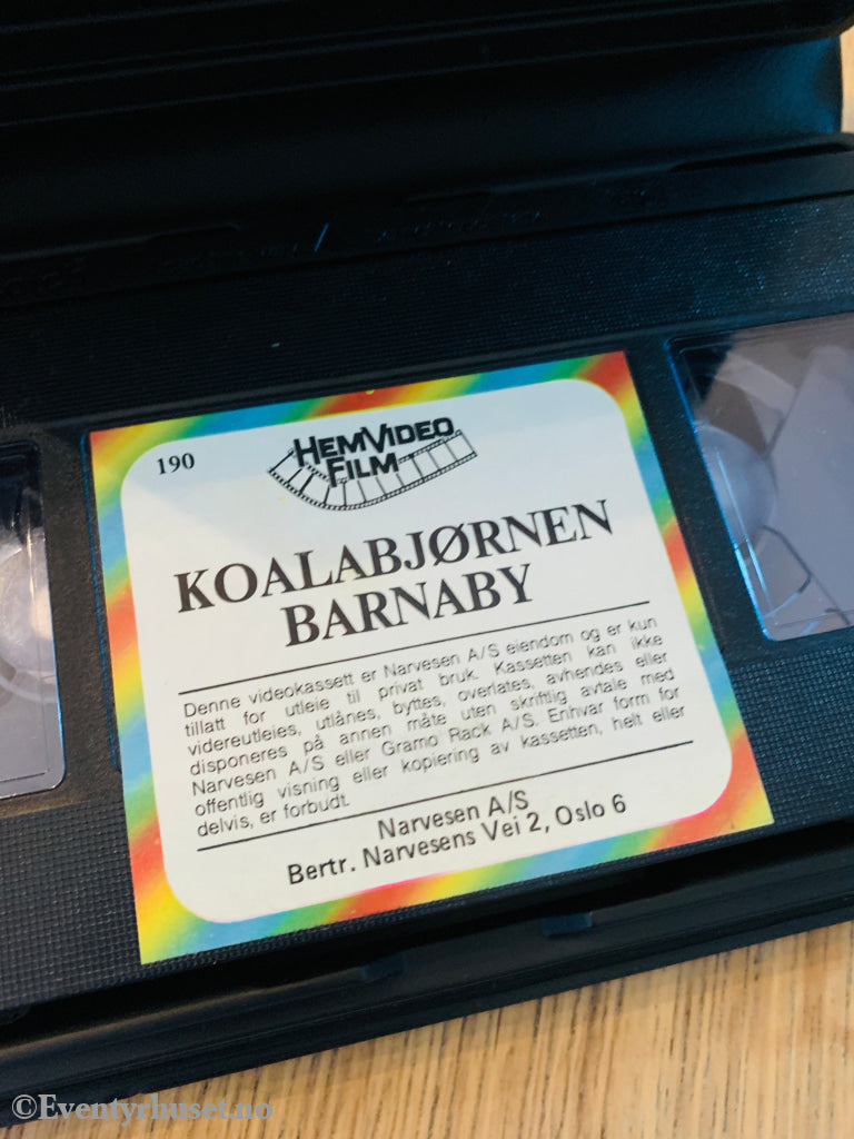 Koalabjørnen Barnaby. VHS Big Box. VHS Big Box