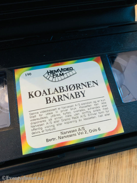Koalabjørnen Barnaby. VHS Big Box. VHS Big Box
