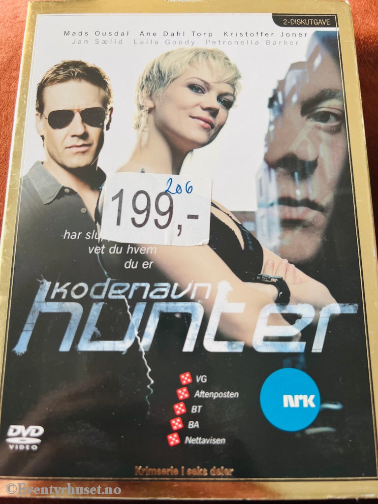 Kodenavn Hunter (Nrk). Dvd Slipcase.