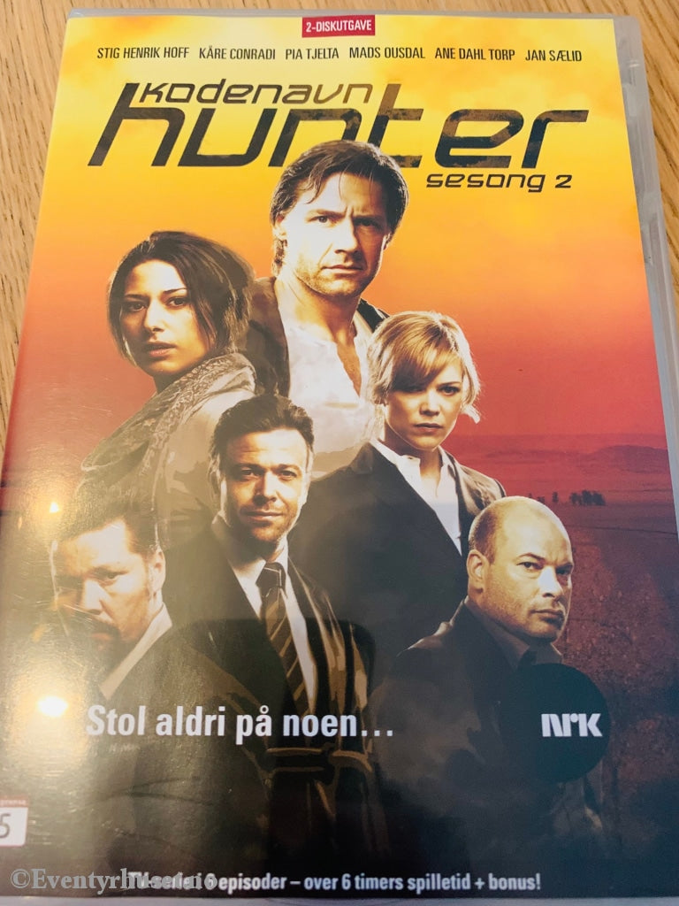 Kodenavn Hunter (Nrk). Sesong 2. Dvd. Dvd