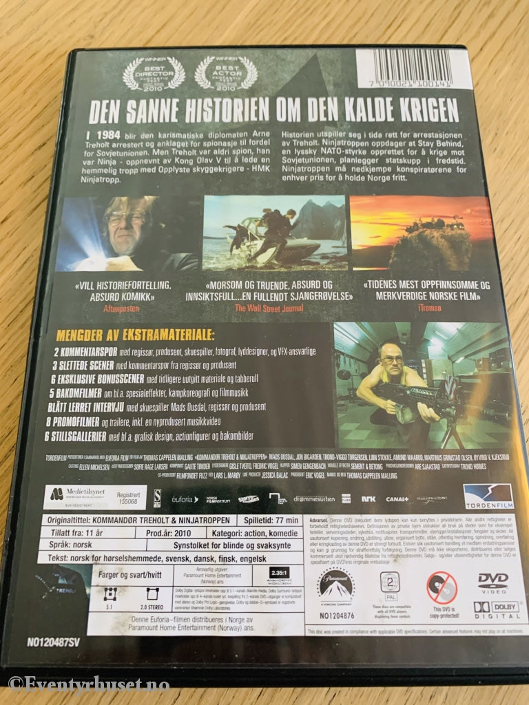 Kommandør Treholt - Ninjatroppen. Dvd. Dvd