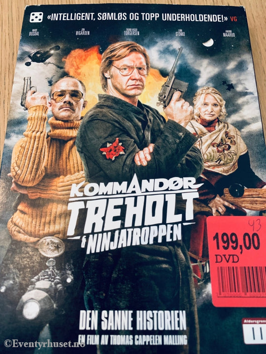Kommandør Treholt & Ninjatroppen. Dvd Slipcase.