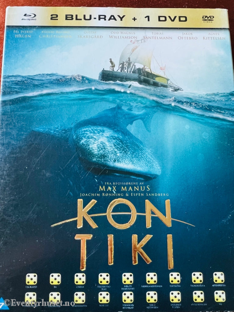 Kon-Tiki. Dvd + Blu-Ray. Blu-Ray Disc