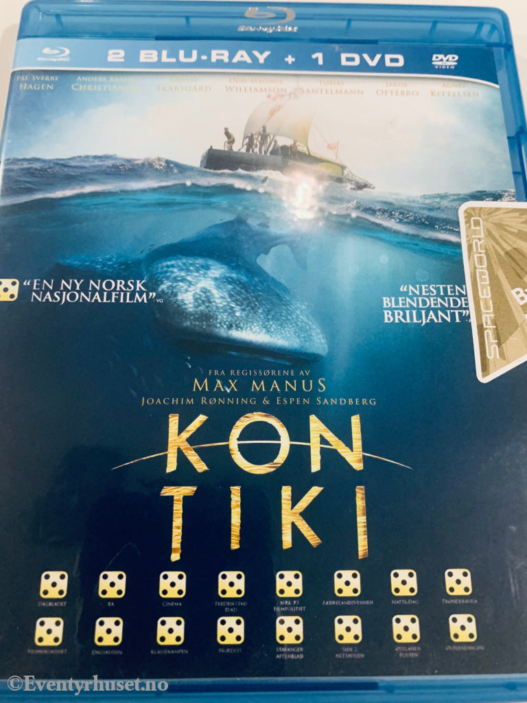 Kon-Tiki. Dvd + Blu-Ray. Forseglet! Blu-Ray Disc