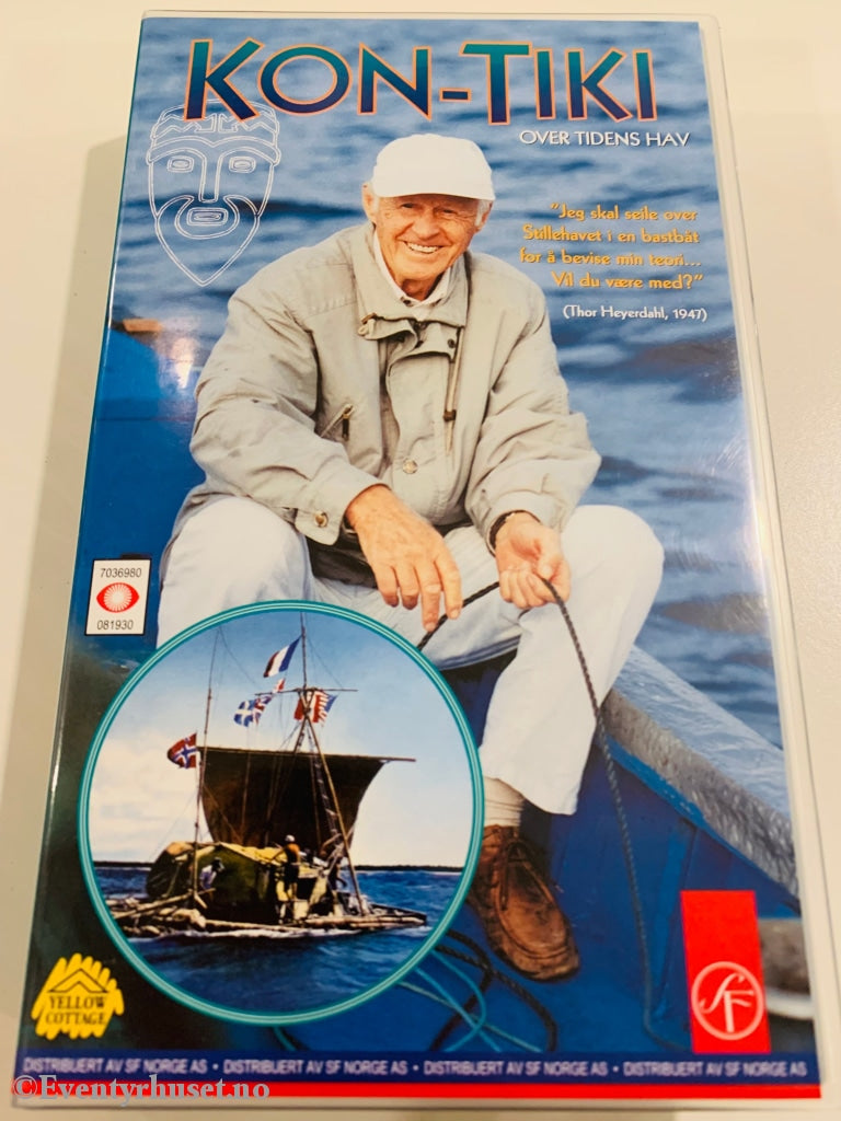 Kon-Tiki - Over Tidens Hav. 1997. Vhs. Ny I Plast! Vhs